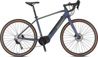 Loop Potenza Gravel 250 W 40 Km 28 Jant 10 Vites Elektrikli Bisiklet Gri-Yeşil