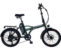 Daafu E-50 250 W 20 Jant 6 Vites Katlanır Elektrikli Bisiklet Yeşil