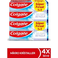 Colgate Mikro Kristaller Naneli Florürlü Diş Macunu 4x50 ml