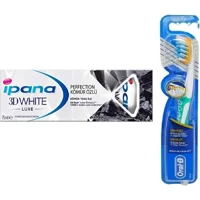 İpana 3D White Beyazlık Luxe Kömürlü Florürlü Diş Macunu 75 ml