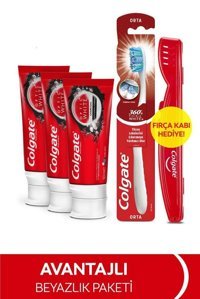 Colgate Optic White Kömürlü Organik Florürlü Diş Macunu 3x50 ml