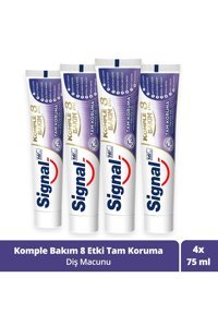 Signal Komple Bakım 8 Etki Florürlü Diş Macunu 4x75 ml