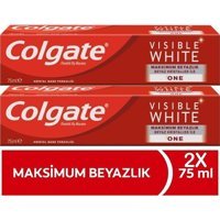 Colgate Visible White Nane Ferahlığı Florürlü Diş Macunu 2x75 ml