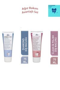 Depurdent Clean Polish Organik Florürsüz Diş Macunu 75 + Emoform Diamond Diş Macunu 75 ml