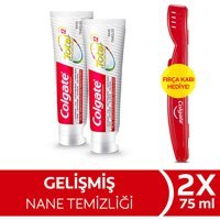 Colgate Naneli Organik Florürlü Diş Macunu 2x75 ml