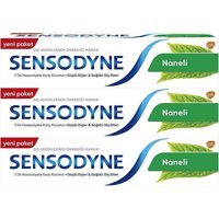 Sensodyne Naneli Naneli Florürlü Diş Macunu 3x75 ml