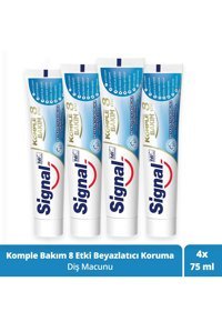 Signal Komple Bakım 8 Etki Naneli Florürlü Diş Macunu 4x75 ml