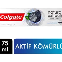 Colgate Natural Extracts Kömürlü Florürlü Diş Macunu 75 ml