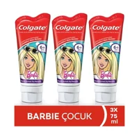 Colgate Barbie Meyve Aromalı Florürlü Diş Macunu 3x75 ml