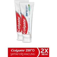 Colgate Zero Spearmint Naneli Florürlü Diş Macunu 2x98 ml