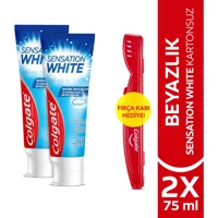Colgate Sensation White Naneli Florürlü Diş Macunu 2x75 ml