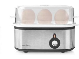 Nedis Jajowar KAEB120EAL 3'lü 210 Watt Plastik Inox Yumurta Haşlayıcı