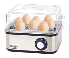 Adler AD 4486 8'li 500 Watt Çelik Inox Yumurta Haşlayıcı