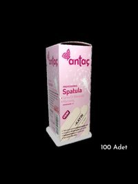 Antaç Ahşap 100 Adet Ağda Spatulası