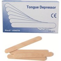 Tongue Ahşap 100 Adet Ağda Spatulası