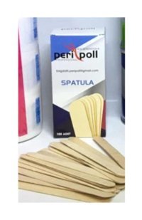 Peri Poll Ahşap 100 Adet Ağda Spatulası