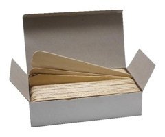 Aks Ahşap 100 Adet Ağda Spatulası