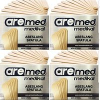 Aremed Ahşap 4x100 Adet Ağda Spatulası