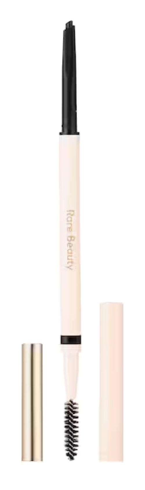 Rare Beauty Brow Harmony Precision Asansörlü Çift Taraflı Fırçalı İnce Uçlu Kaş Kalemi Soft Black