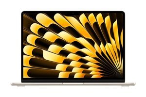 Apple MacBook Air M3 Çip MC8J4TU/A 8CPU 8GPU Çekirdekli 16 GB Ram 256 GB SSD 13.6 inç QHD+ macOS Sonoma Ultrabook Laptop Yıldız Işığı