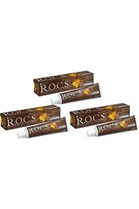 R.O.C.S. Lekelere Karşı Organik Florürsüz Diş Macunu 3x60 ml