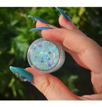 Hb Tasarım Şeffaf parıltılı Toz Simli Glitter Göz Farı