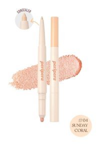 Peripera Sugar Twinkle Duo 04 Sunday Coral Çift Taraflı Kalem Işıltılı Göz Farı