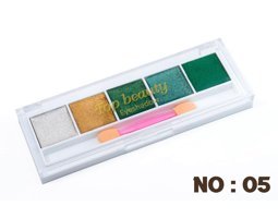 Top Beauty No:05 Metalik Simli Işıltılı Palet Göz Farı