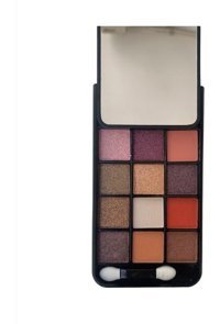 Mst Cosmetic Aynalı 12'li Toz Işıltılı - Mat Far Paleti