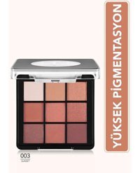 Flormar 003 Sunset- 8682536048453 Toz Işıltılı - Mat Far Paleti