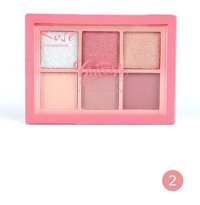 Roesia Rose Cosmetics Queen Mini Color 6’lı Toz Işıltılı - Mat Far Paleti