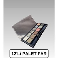 Lisabella Professional Make-Up 12 Li Far Paleti 014 Jel Mat Far Paleti