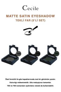 Cecile 705-706-707 Jel Mat Tekli Göz Farı