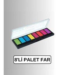 Lisabella Professional Make-Up 8 Li Far Paleti 01 Toz Mat Far Paleti