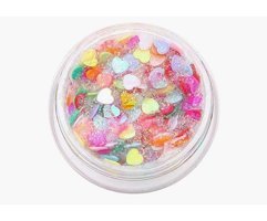 Hb Tasarım Kelebekli Metalik Simli Glitter Tekli Göz Farı