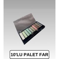 Lisabella Professional Make-Up 10 Lu Far Paleti 08 Toz Mat Far Paleti