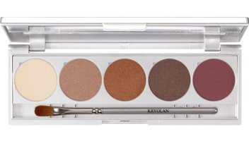 Kryolan Shades 5 Colors 09335 CASABLANCA Toz Işıltılı Far Paleti