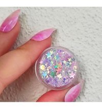 Hb Tasarım Kendinden Yapışan Metalik Simli Glitter Tekli Göz Farı