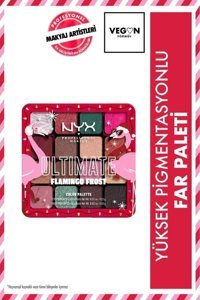 Nyx Professional Ultimate Flamingo Frost Toz Işıltılı Far Paleti