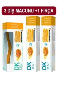 Dermokil Dk Dent Propolisli Organik Florürsüz Diş Macunu 3x75 ml