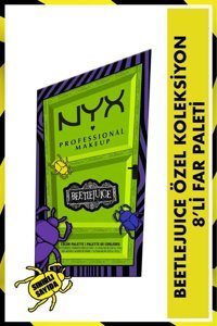 Nyx Professional Beetlejuice Jel Işıltılı - Mat Far Paleti