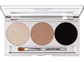 Kryolan Smokey Collection Trio Set 05333 Smokey Sans Toz Mat Far Paleti