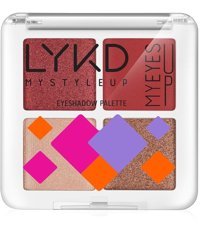 Lykd 4'lü 535 Rosy Glamour Jel Işıltılı - Mat Palet Göz Farı