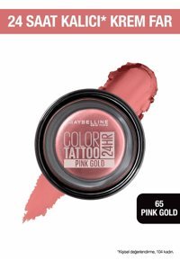 Maybelline New York 65 Pink Gold Krem Metalik Tekli Göz Farı