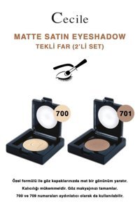 Cecile 700-701 Toz Mat Tekli Göz Farı
