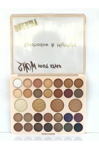 Ailey Cosmetics Rose Show Your - 32 Color Toz Işıltılı - Mat Far Paleti