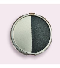 Kiss Cosmetics Çift Katlı Toz ve Top Far 01 Toz Işıltılı Palet Göz Farı