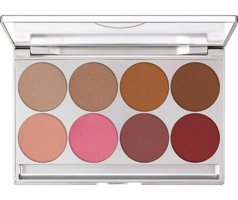 Kryolan Glamour Glow 8 Renk 09078 Indulgence Toz Mat Far Paleti