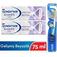 İpana 3D White Lux Perfection Naneli Florürlü Diş Macunu 2x75 ml