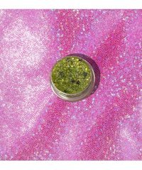 Hb Tasarım Lila Yeşil Yansımalı Toz Simli Glitter Tekli Göz Farı